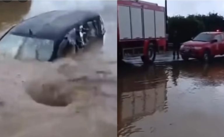 (ВИДЕО) Страшни сцени во Грција: Поплавите однесоа автомобили, најлошото допрва доаѓа! Бурата се движи кон Македонија и Бугарија